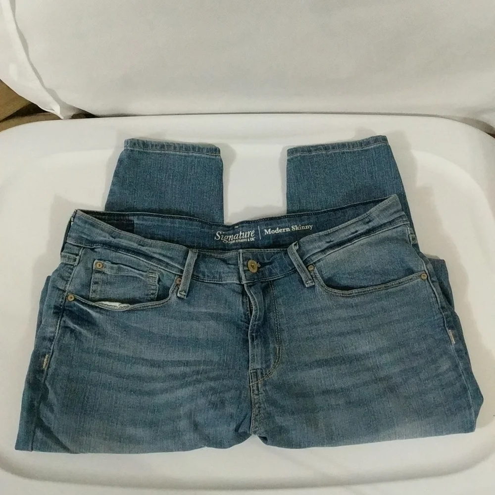 Signature by Levi's Modern Skinny Medium Wash Jeans - plus size 14